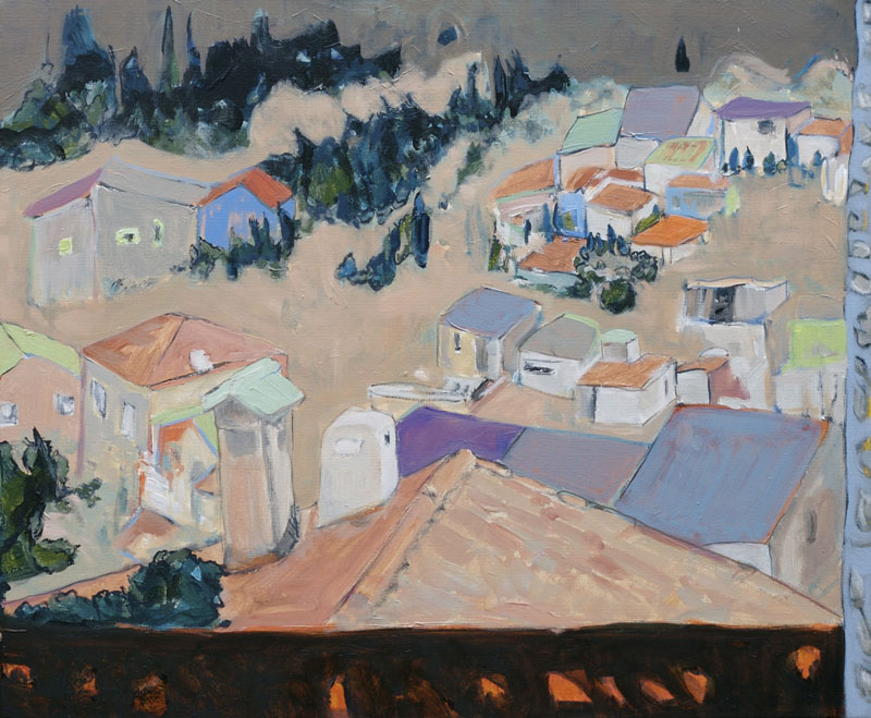 Cabanes Estaque - 15F - huile sur toile